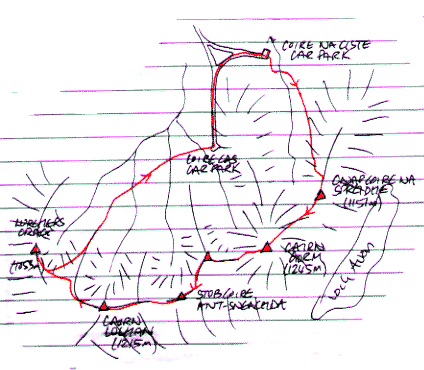 map of route