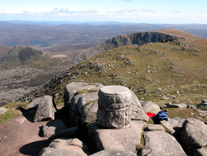 view east from Cac Carn Beag