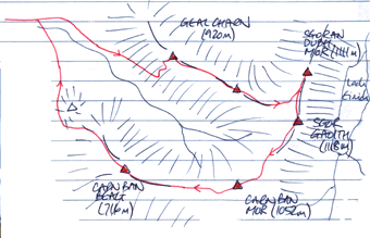 map of route