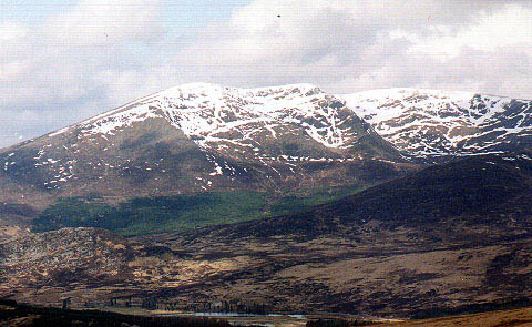 Beinn a' Chaorainn from Beinn a' Chlachair