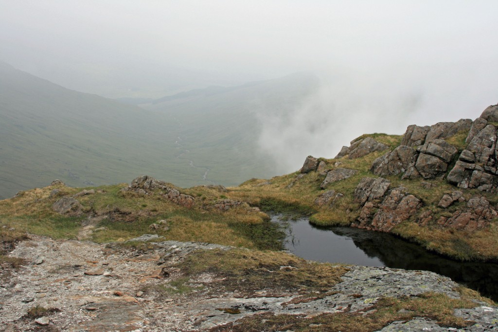 Coire Earb and the long walk out, from Beinn a'Chroin's north ridge