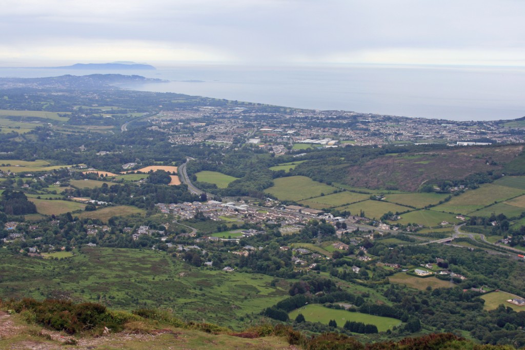 view from summit - towards Dun Laoghaire