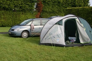 camped at Roundwood