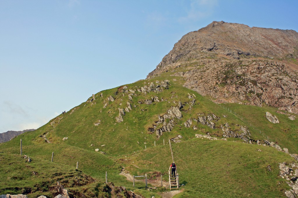 heading towards Crib Goch from Bwlch y Moch