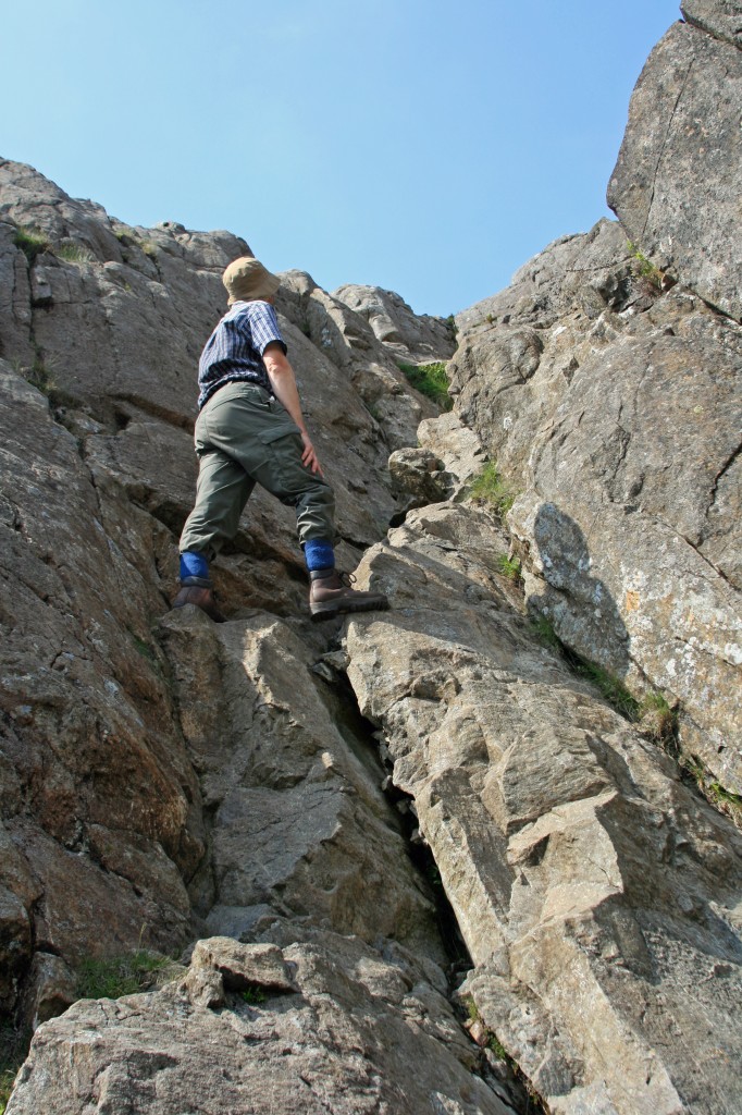 on the east ridge of Pen yr Ole Wen