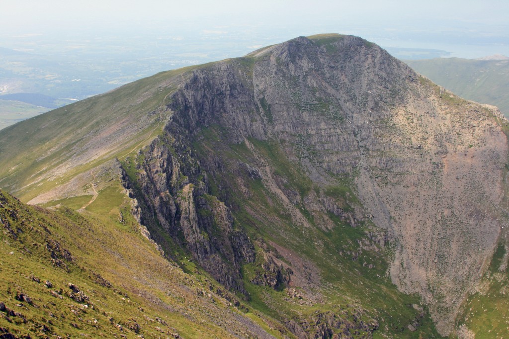 Yr Elen from Carnedd Llewelyn