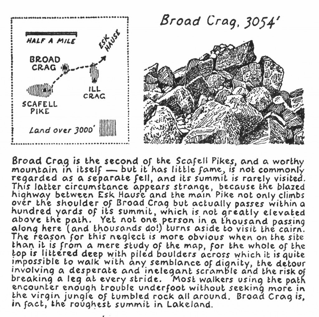 Broad Crag according to Wainwright