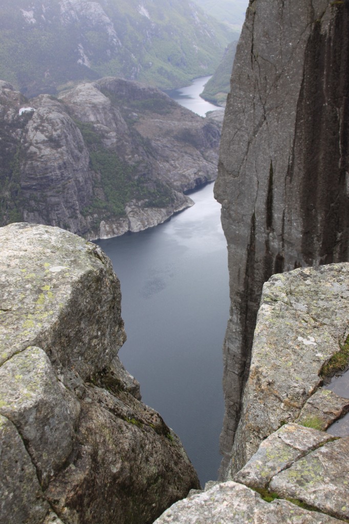 it's a long way down to Lysefjord