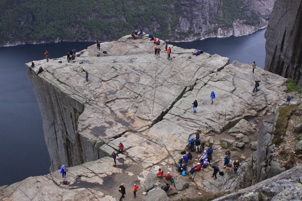 Preikestolen from above