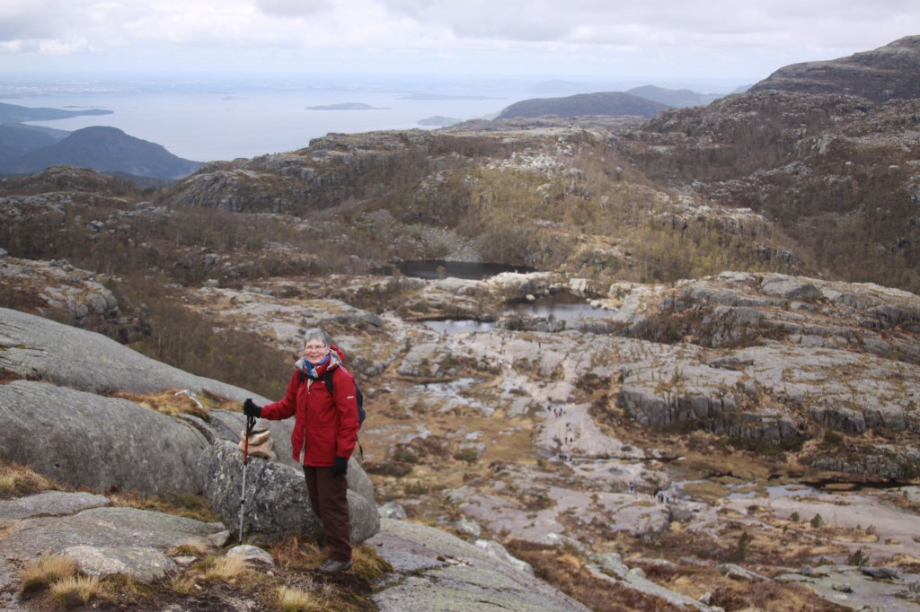 on the plateau, above Preikestolen