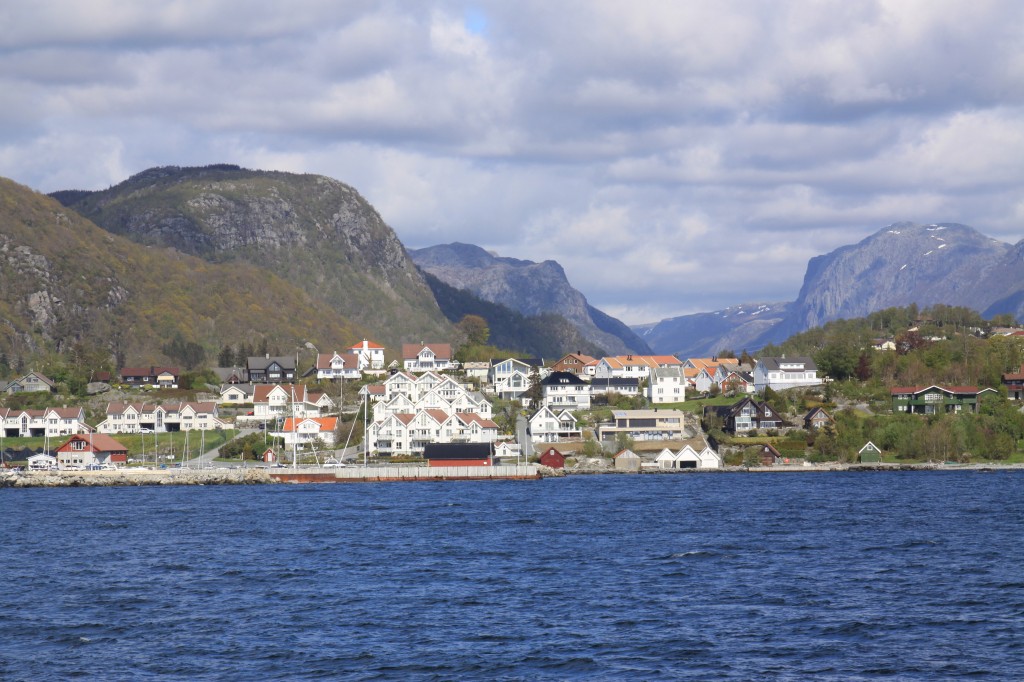 view from the ferry on the way back to Stavanger